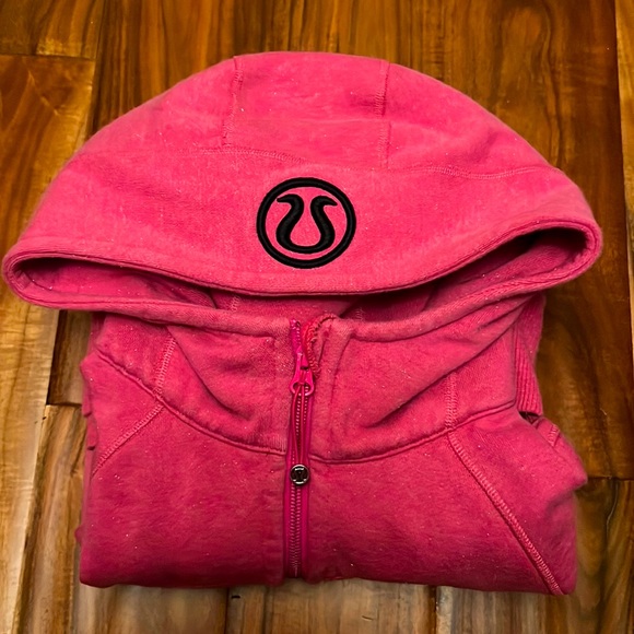 lululemon athletica Sweaters - Lululemon pink scuba full zip